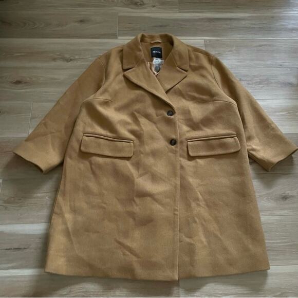 Madewell Plus Haydon Coat in Insuluxe Fabric NH472 3X